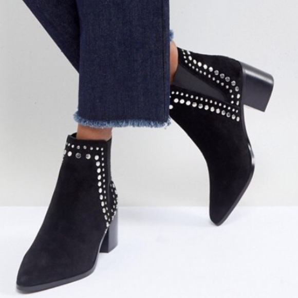Aldo Shoes - Kilaria Studded Leather Ankle Boots